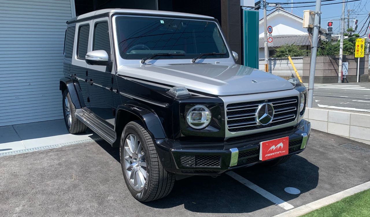 ベンツゲレンデ　カーラッピング施工後